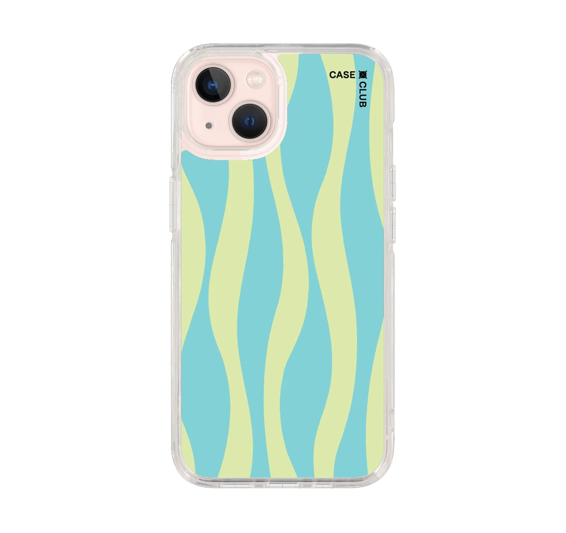 ลายคลื่นมิ้นต์บลู